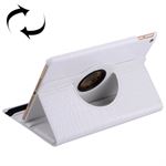 Crocodile Rotating Case for iPad Air 2 (White)